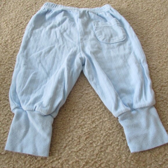 Carters Child of Mine Pull On‎ Sweatpants Infant Boys 3-6M Blue Elastic Joggers - Picture 3 of 4